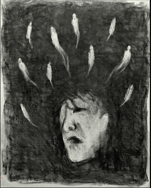 Dia Azzawi — Night of Extermination in Gaza — project artwork